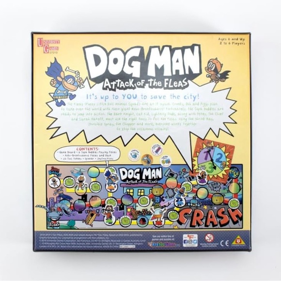 Dog Man Attack of the Fleas - Boardgame - Picture 2 of 5